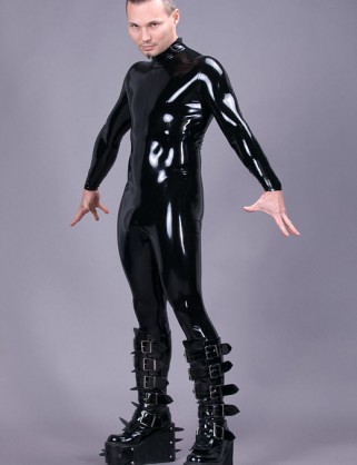 Herren Latex klassischer Catsuit