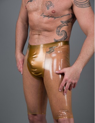 Herren Latex Bermuda