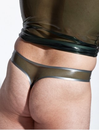 Herren Latex Tanga String