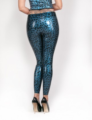 Latex Leggings hüftig geschnitten