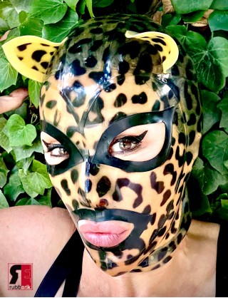  Latex Maske "Katze"