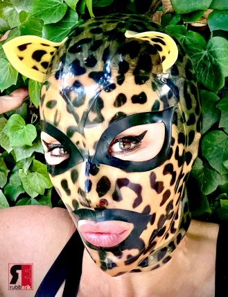  Latex Maske "Katze"