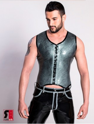  Latex Herren Weste 