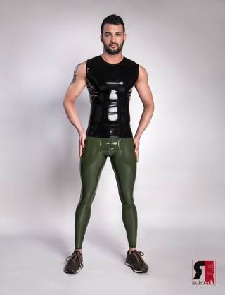 Herren Latex Shirt