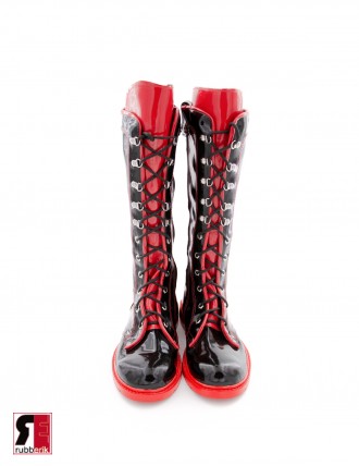 Latex Unisex Stiefel mit einer Schaftlänge