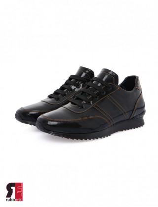 Latex Sneakers mit  Doppelnaht-Look