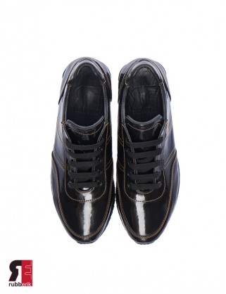 Latex Sneakers mit  Doppelnaht-Look