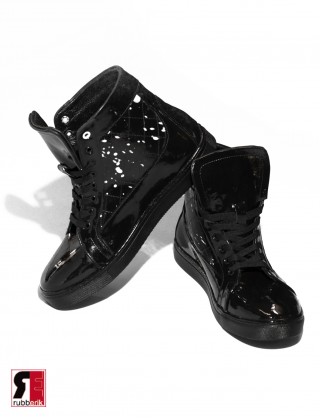 Latex Unisex Zweifärbige Boots