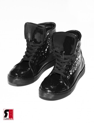 Latex Unisex Zweifärbige Boots