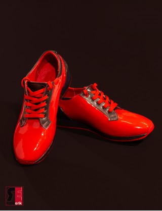 Red devil Latexschuhe