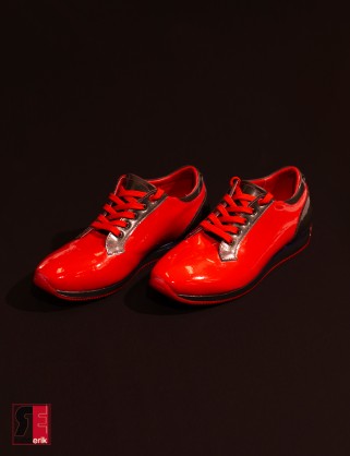 Red devil Latexschuhe