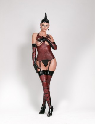 Damen Latex Torselett