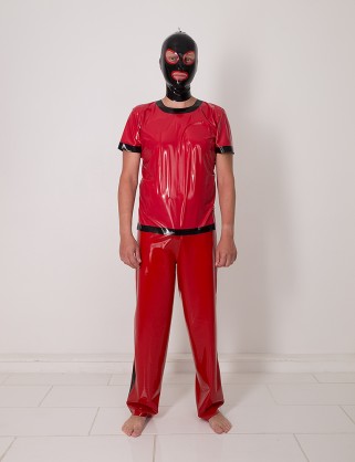 Herren Latex Pyjama Hose