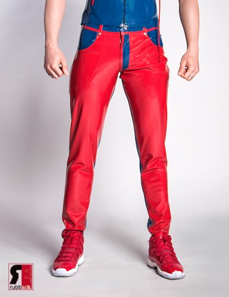 Unisex Latex Slim Fit Jeans